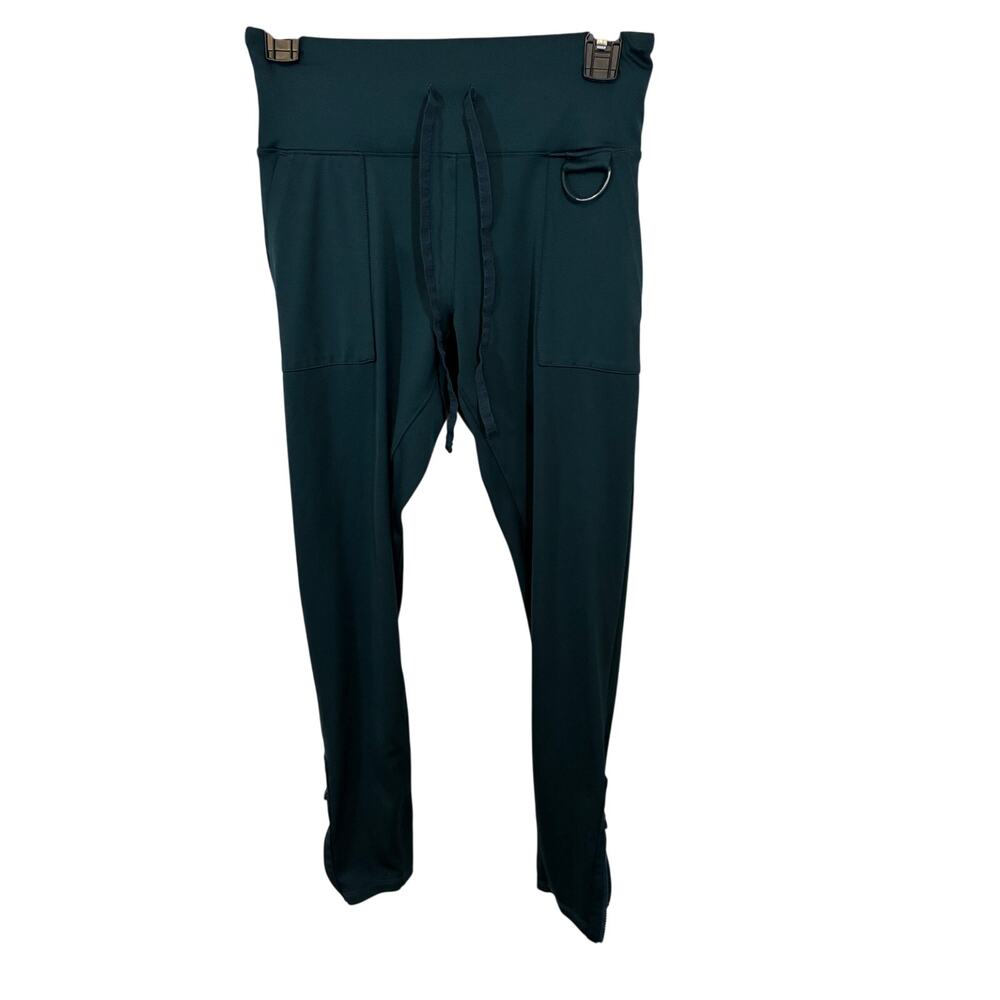 FLX Ascent High Rise Trail Leggings Midnight Green Gorpcore Utility Outdoors M